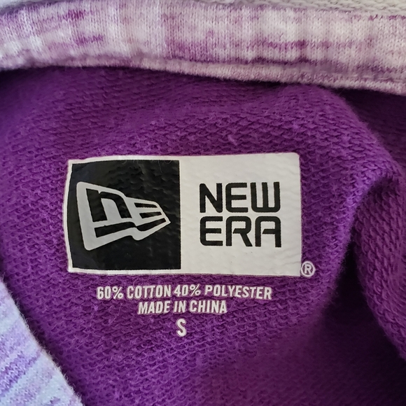 New Era Los Angeles Lakers Purple Full Zip-Up Hoodie - Picture 10 of 10